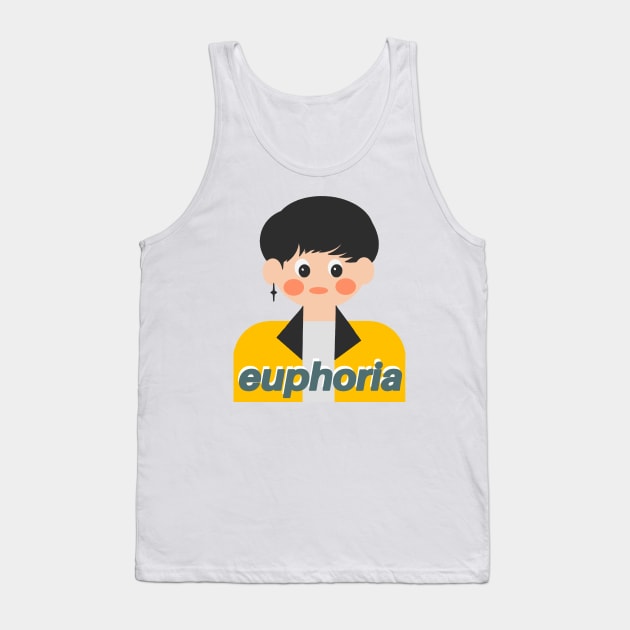 Euphoria BTS TINY KOO Art Tank Top by aaalou